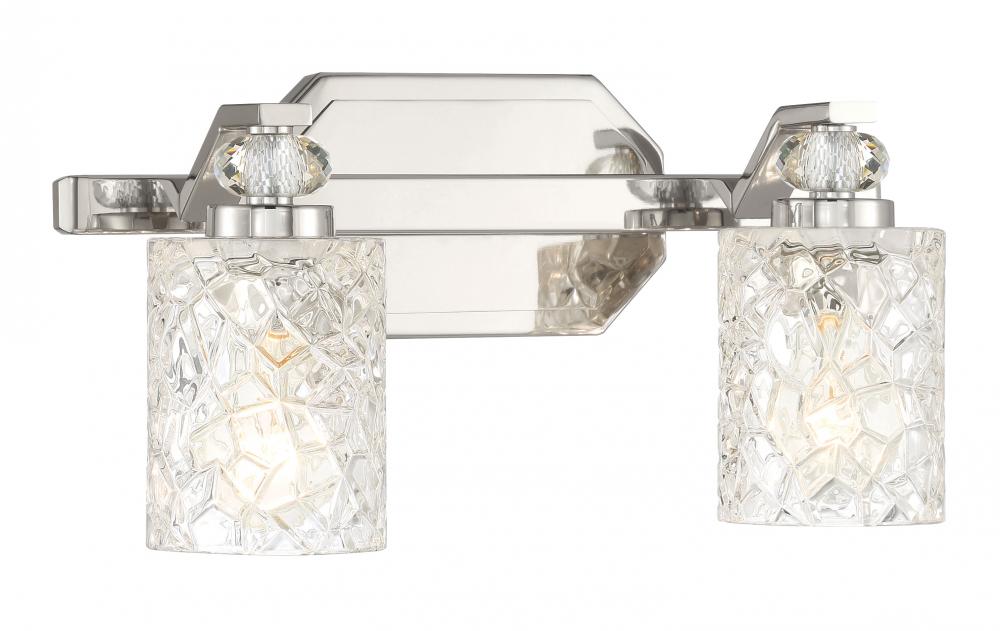 Crystal Kay 2 Light Bath Vanity