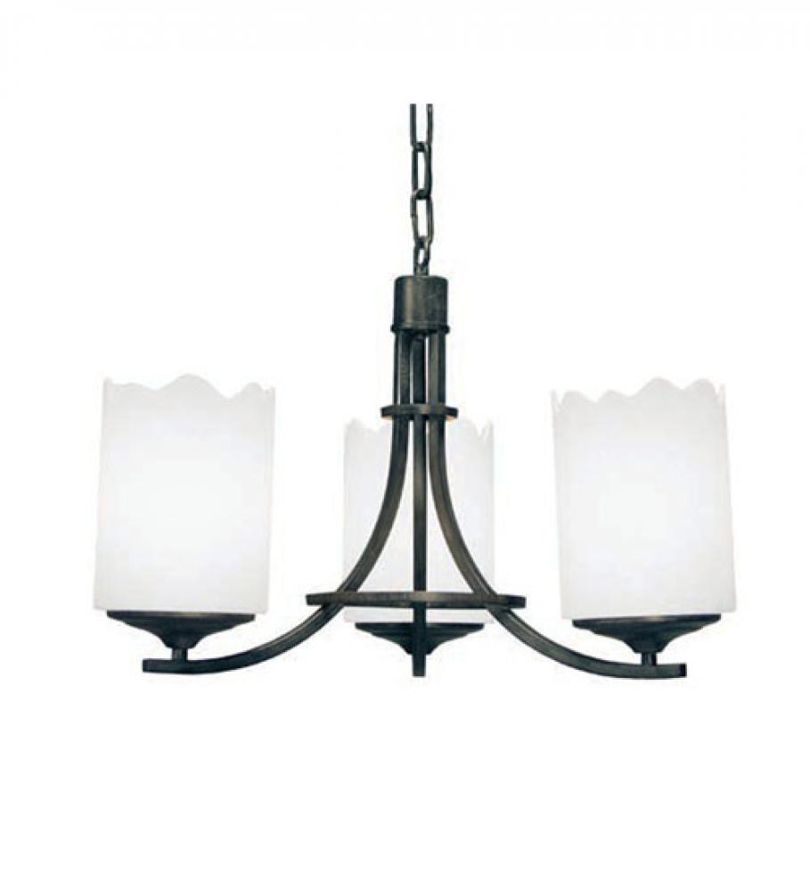 20" Wide Octavia 3 Light Chandelier