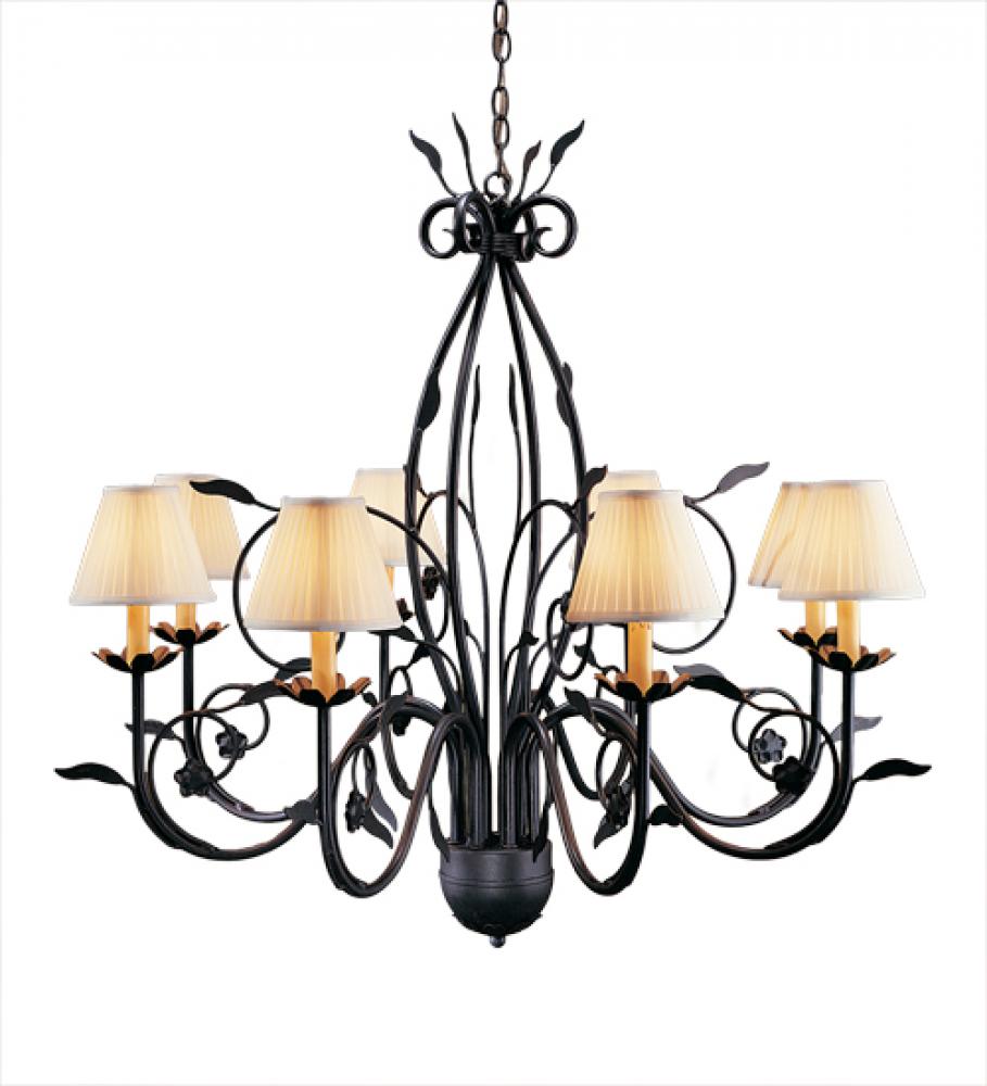 36" Wide Bordeaux 8 Light Chandelier