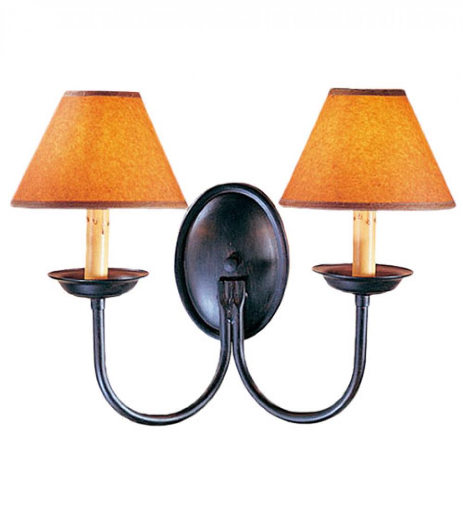 15" Wide Classic 2 Light Wall Sconce