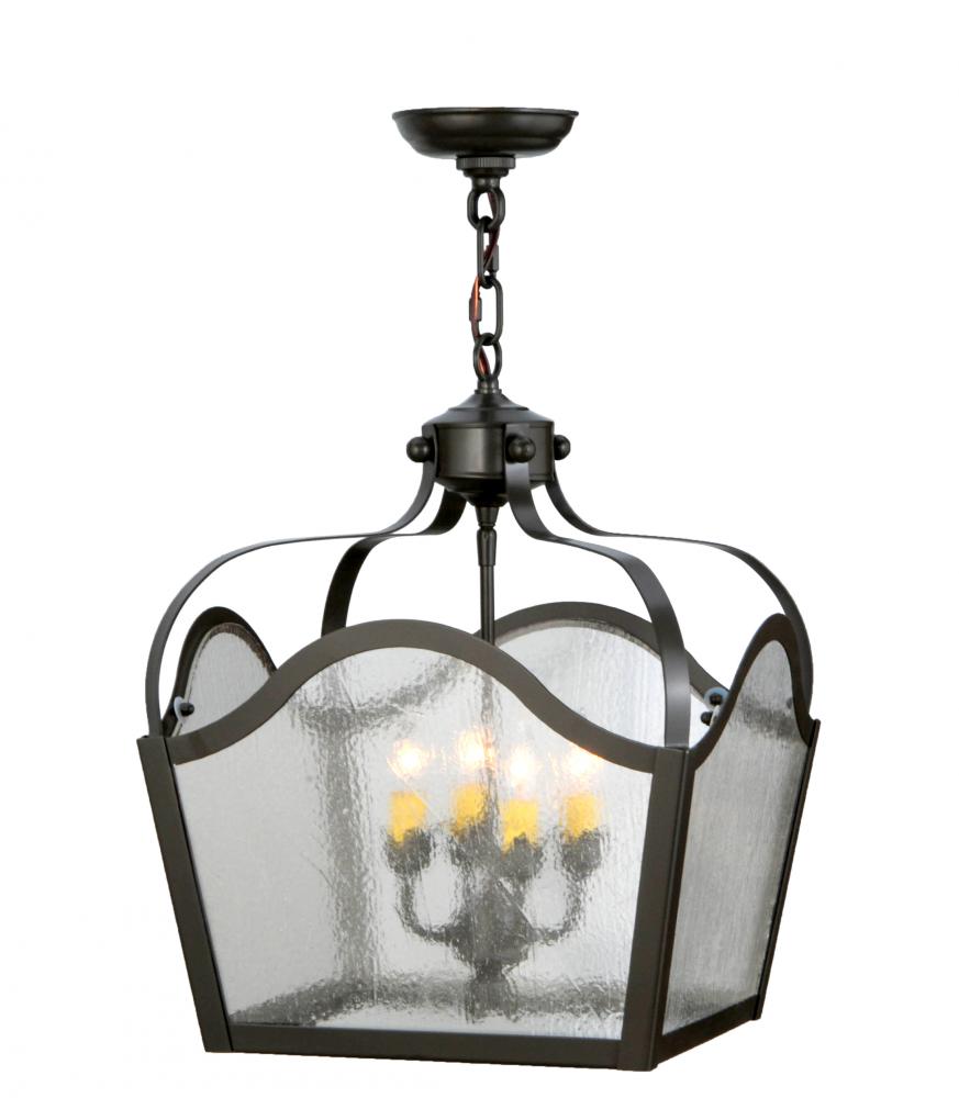 15" Square Terena 4 Light Pendant