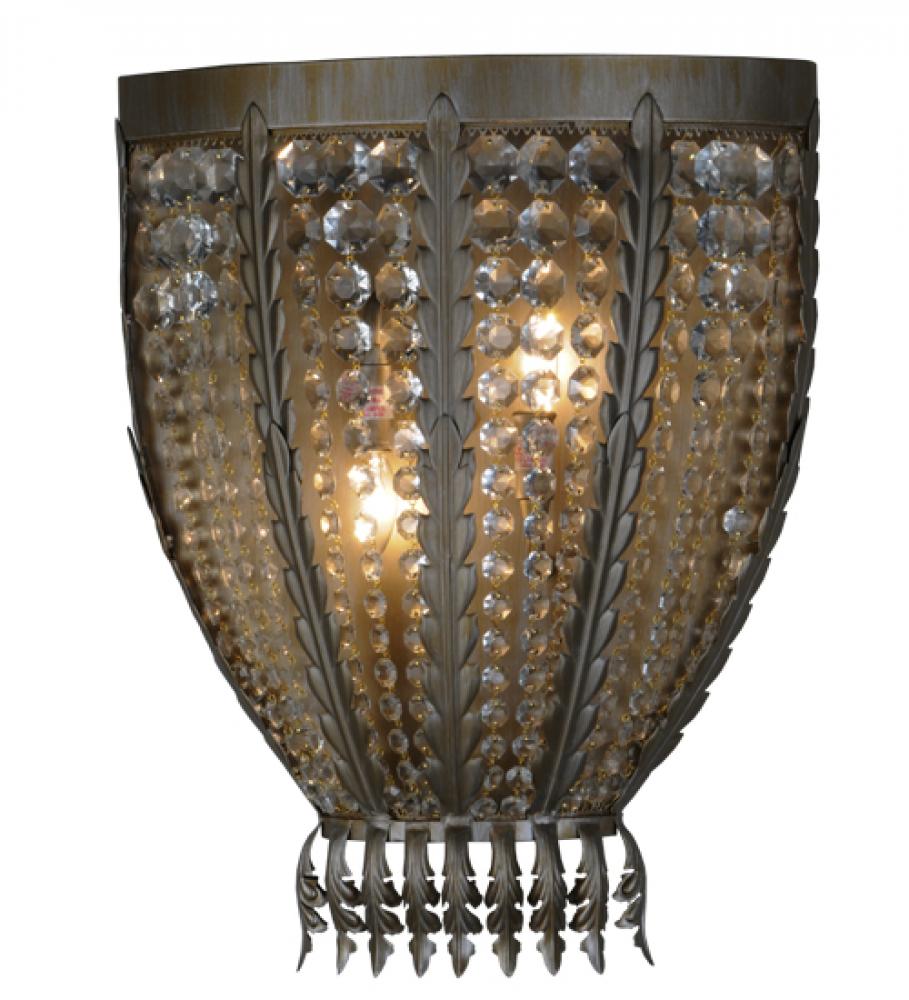 17"W Chrisanne Crystal Wall Sconce