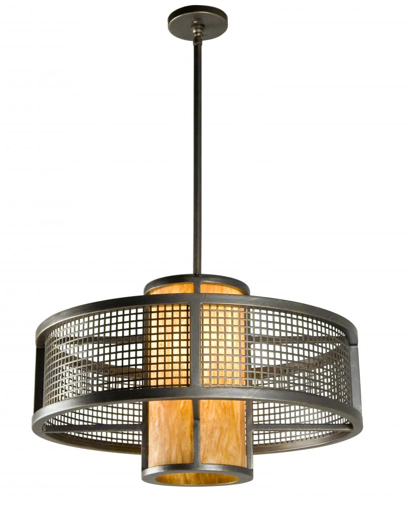 24" Wide Cilindro Mesh Pendant