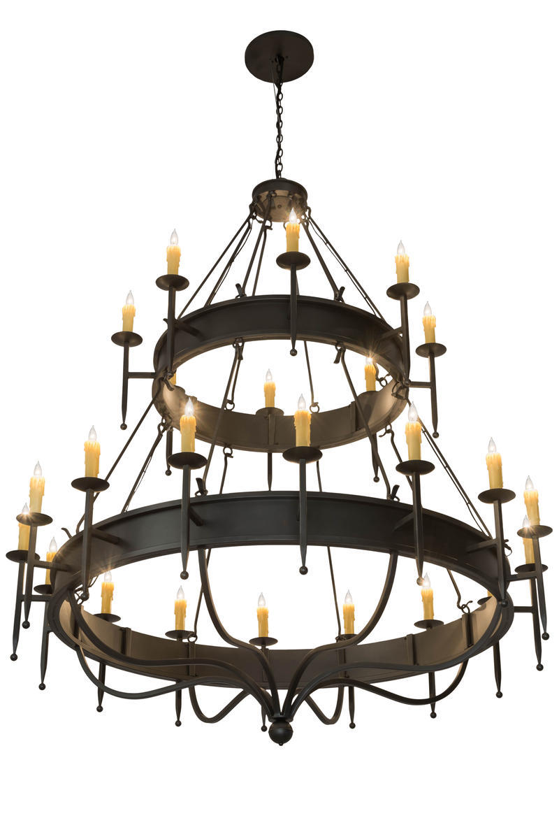 72" Wide Marta 24 Light Two Tier Chandelier