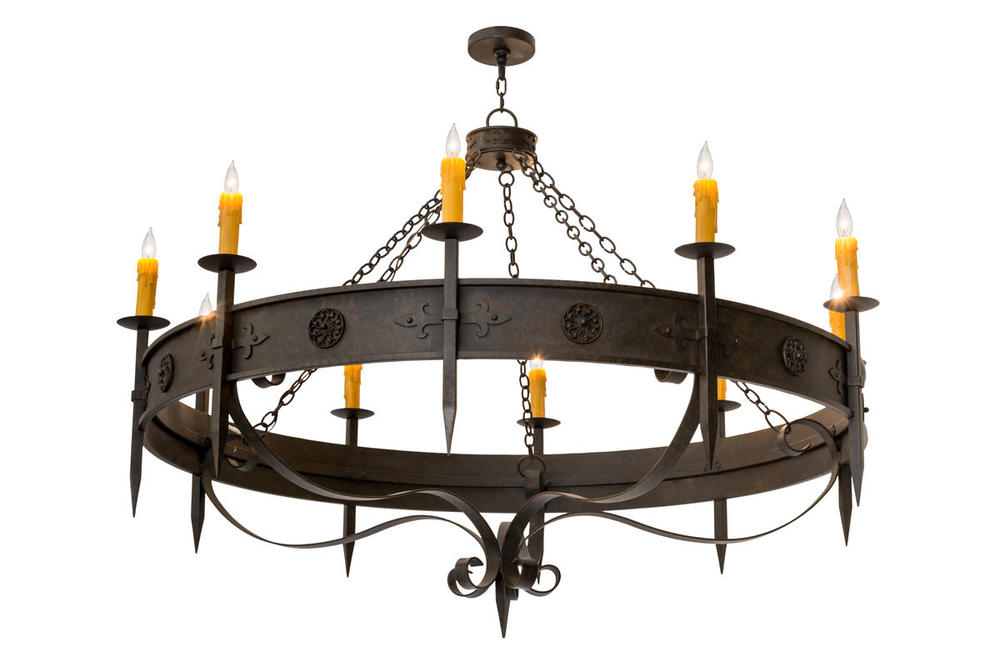 66"W Calandra 10 LT Chandelier