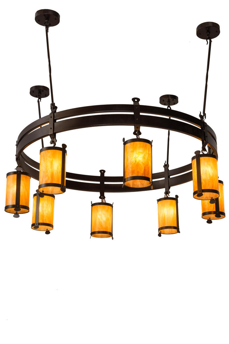 67" Wide Beartooth 8 Light Chandelier