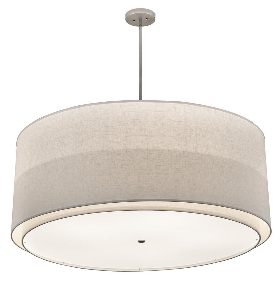 48"W Cilindro Textrene 2 Tier Pendant