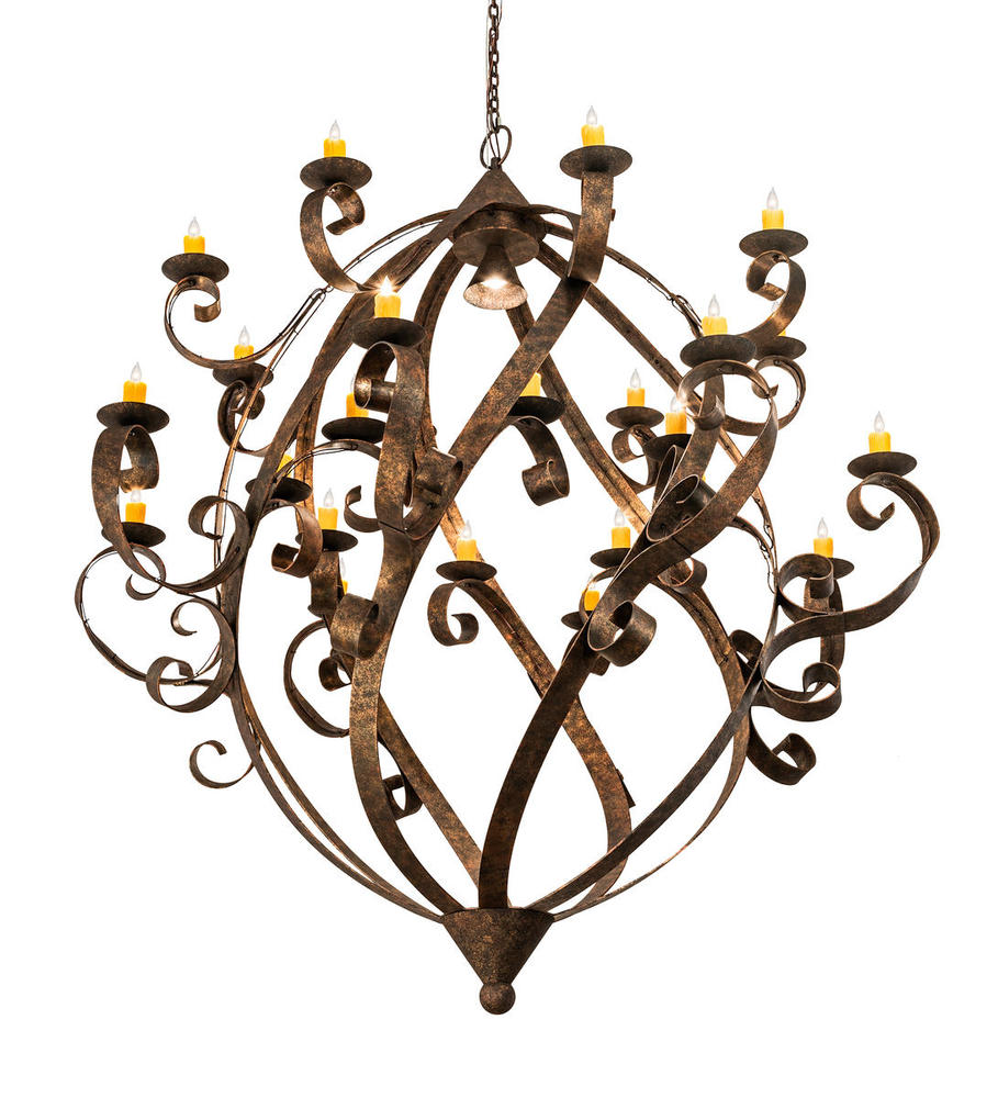 80" Wide Caliope 25 Light Chandelier