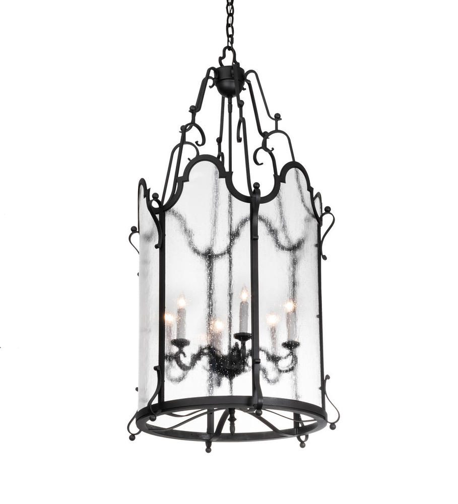 24" Wide Dubrek 6 Light Foyer Lantern