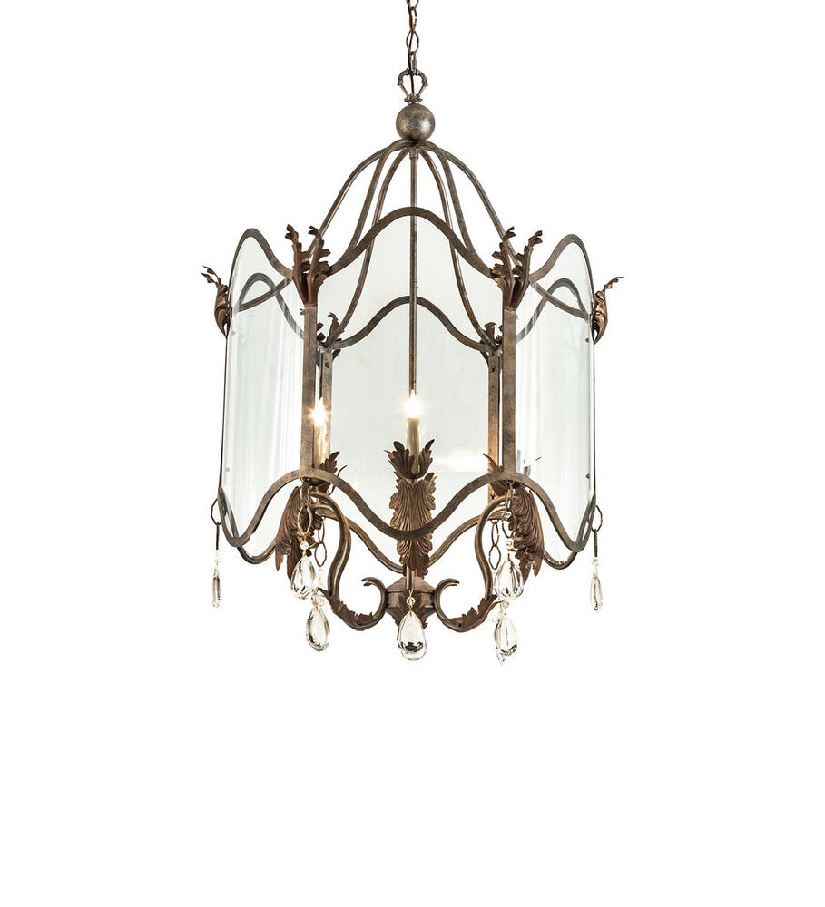 27" Wide Lourdes 6 Light Pendant