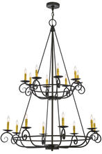 2nd Avenue Designs White 156129 - 45"W Estrella 16 LT Two Tier Chandelier