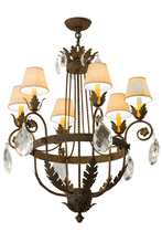 2nd Avenue Designs White 180943 - 26"W Antonia 6 LT Chandelier