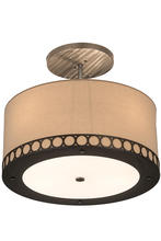 2nd Avenue Designs White 181526 - Cilindro Circulo Pendant