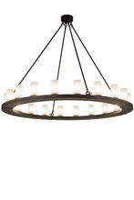2nd Avenue Designs White 185532 - 60"W Loxley 20 LT Chandelier
