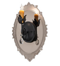 2nd Avenue Designs White 188190 - 13" Wide Antonia Mirror Wall Sconce