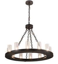 2nd Avenue Designs White 192501 - 36" Wide Loxley 12 Light Chandelier