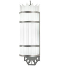 2nd Avenue Designs White 204267 - 6" Wide Lagoon Deco Wall Sconce