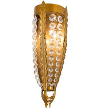 2nd Avenue Designs White 211949 - 6" Wide Chrisanne Crystal Wall Sconce