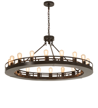 2nd Avenue Designs White 220284 - 48" Wide Barbury 18 Light Chandelier