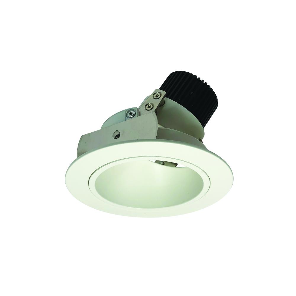 4" Iolite LED Round Adjustable Deep Reflector, 1000lm / 14W, 3000K, White Reflector / White