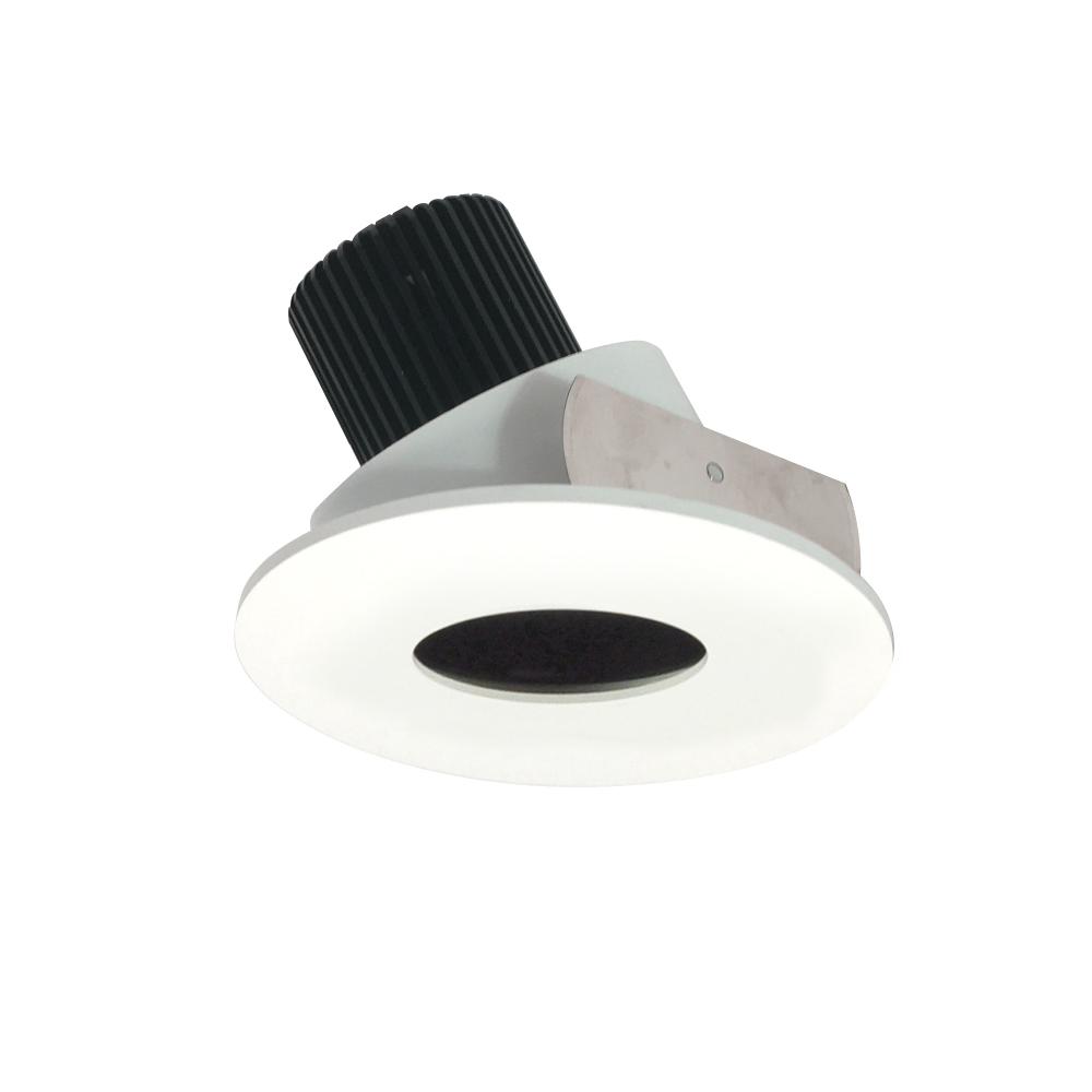 4" Iolite LED Round Adjustable Pinhole, 10-Degree Optic, 800lm / 12W, 3500K, Matte Powder White