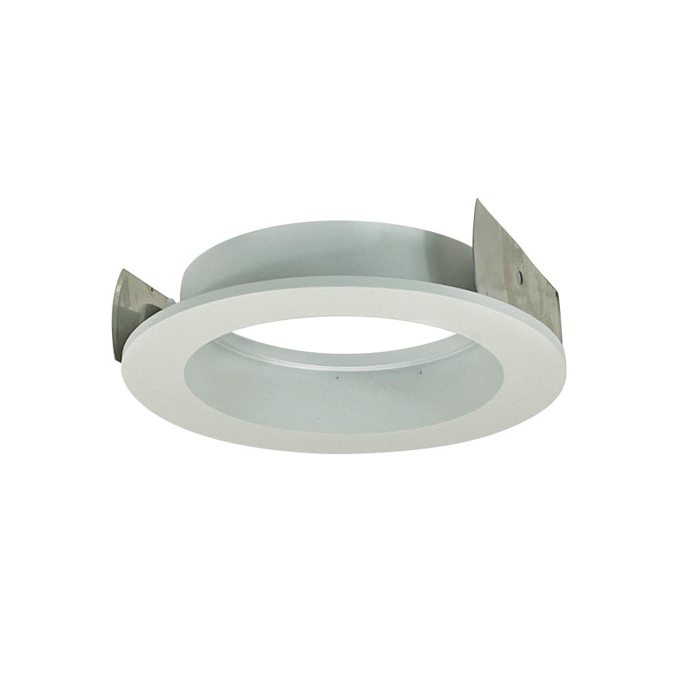 4" Iolite Trimless to Flanged Converter Accessory, White