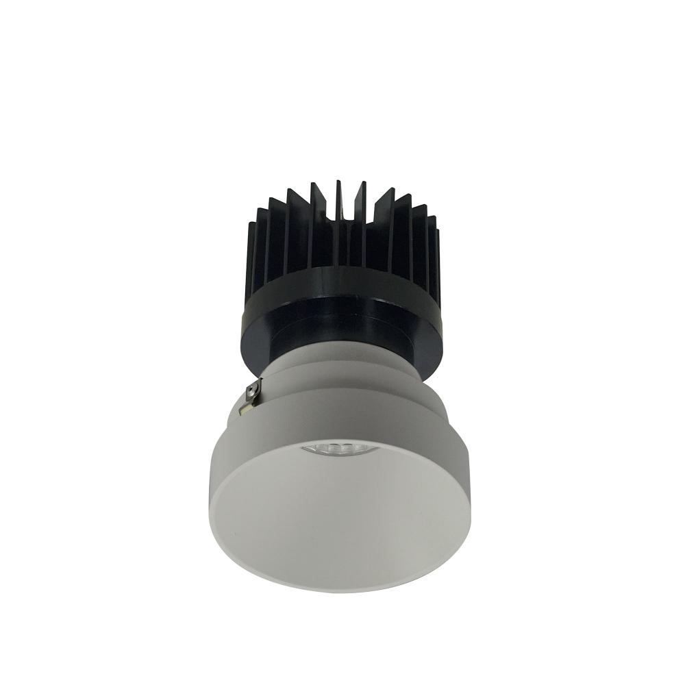 4" Iolite LED Round Trimless Downlight, 10-Degree Optic, 800lm / 12W, 3000K, White Finish