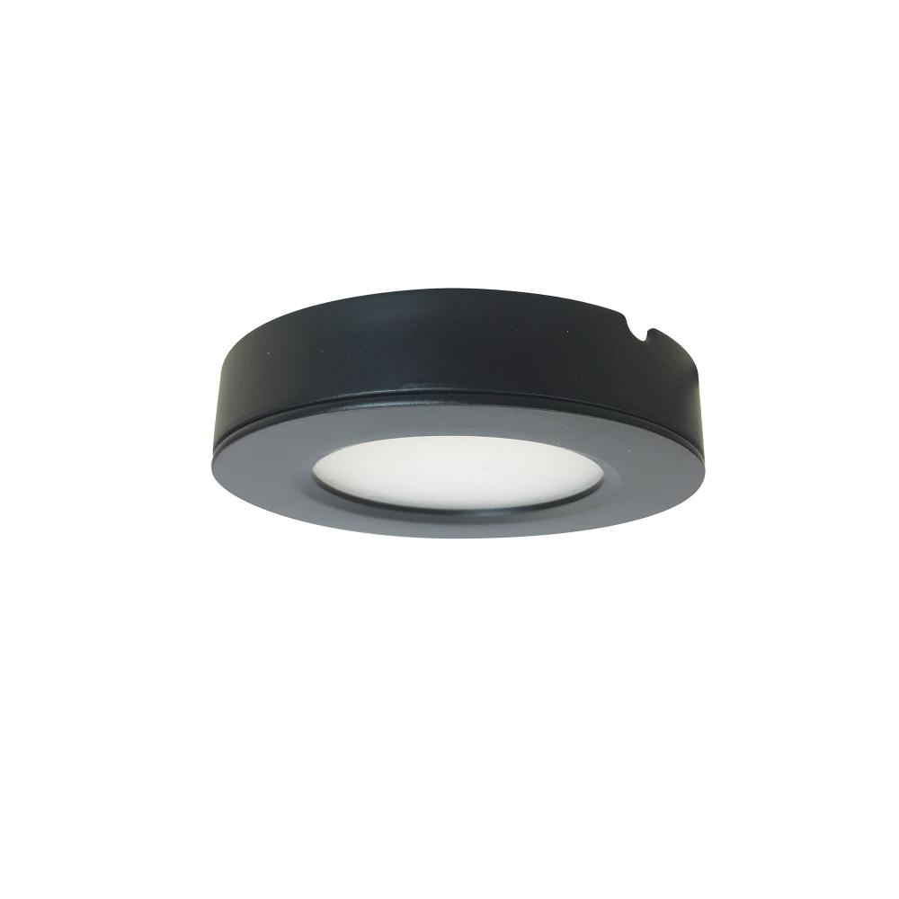 24V Josh LED Puck Light, 300lm / 3500K, Black Finish