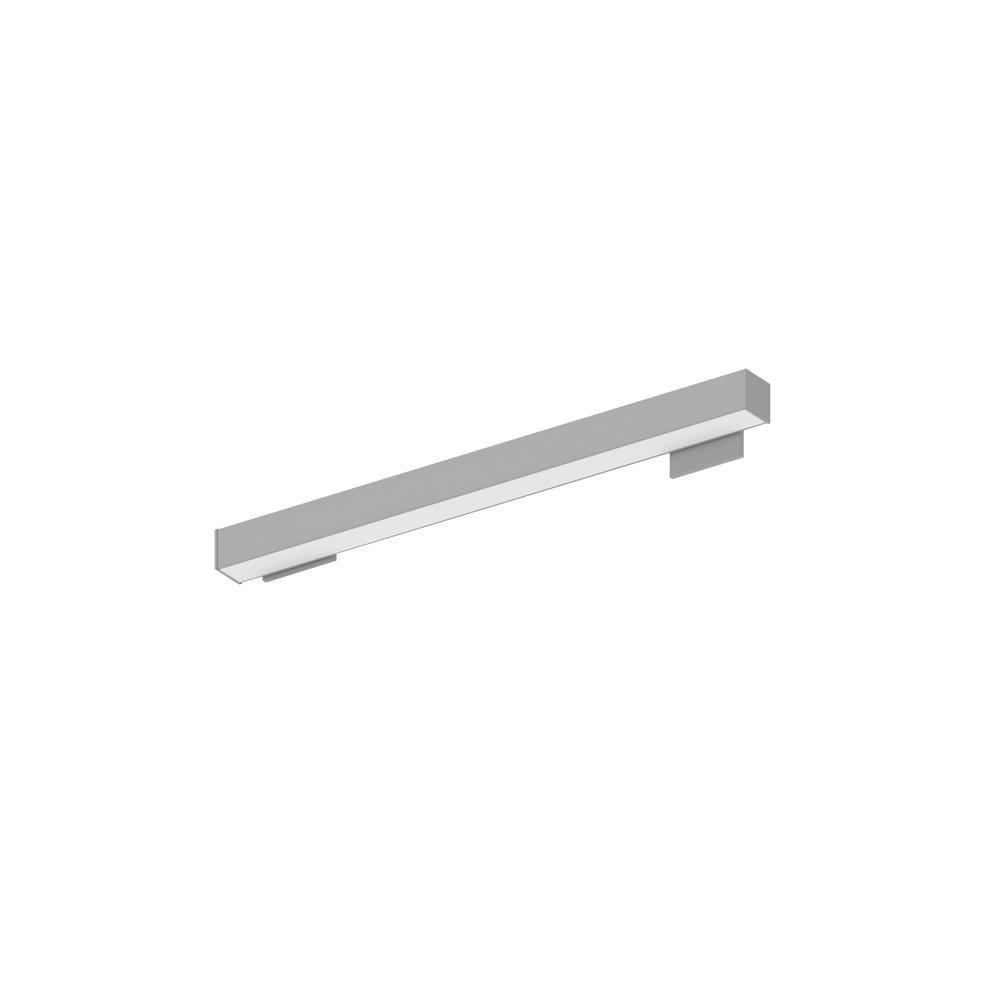 2' L-Line LED Wall Mount Linear, 2100lm / 3500K, 2"x4" Left Plate & 4"x4" Right