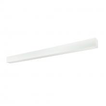 Nora NLUD-8334W/EM - 8' L-Line LED Indirect/Direct Linear, 12304lm / Selectable CCT, White Finish, with EM