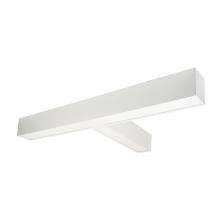 Nora NLUD-T334W - "T" Shaped L-Line LED Indirect/Direct Linear, 5027lm / Selectable CCT, White Finish