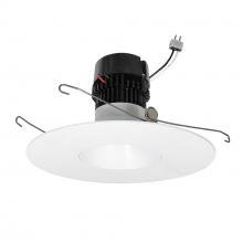 Nora NPRLV-56RNDC27XMPW - 5"/6" Pearl Low Voltage LED Round Retrofit Reflector, 1150lm / 11W, 2700K, Matte Powder