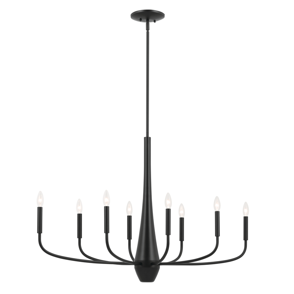 Oval Chandelier 8Lt