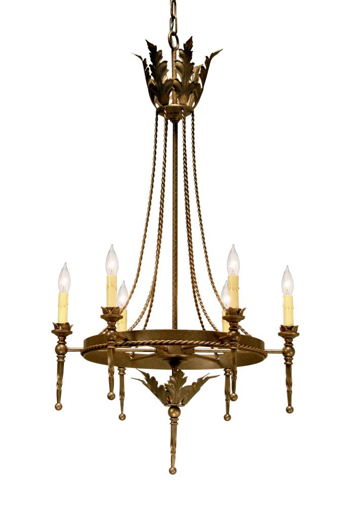 24" Wide Amaury 6 Light Chandelier