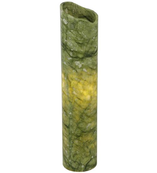 3.4"W Cylindre Green Jadestone Shade