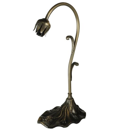 15" High Lily Gooseneck Table Base