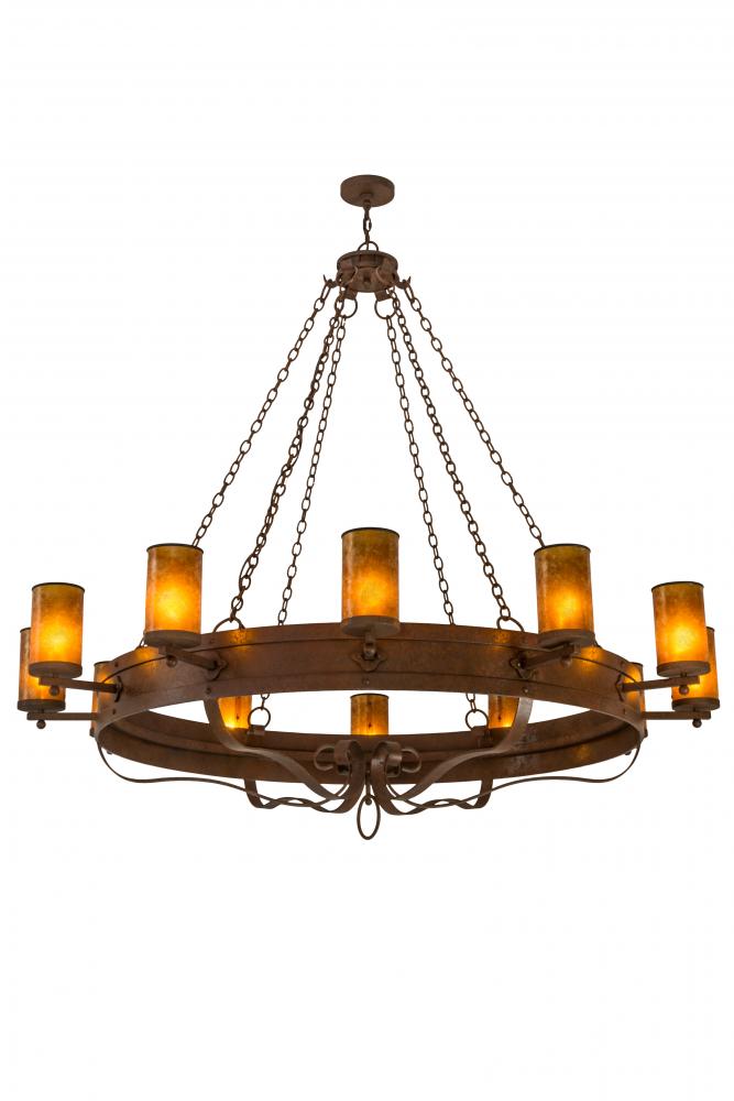 72"W Parnella 12 LT Chandelier