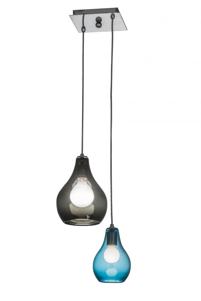 15"W Anjou 2 LT Cascading Pendant