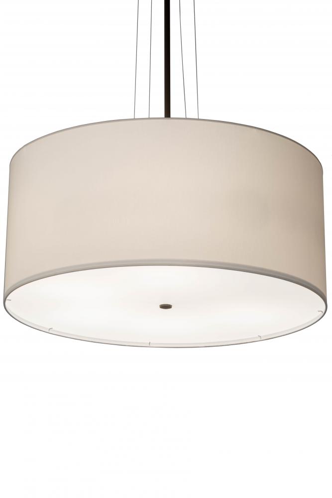 36" Wide Cilindro White Textrene Pendant