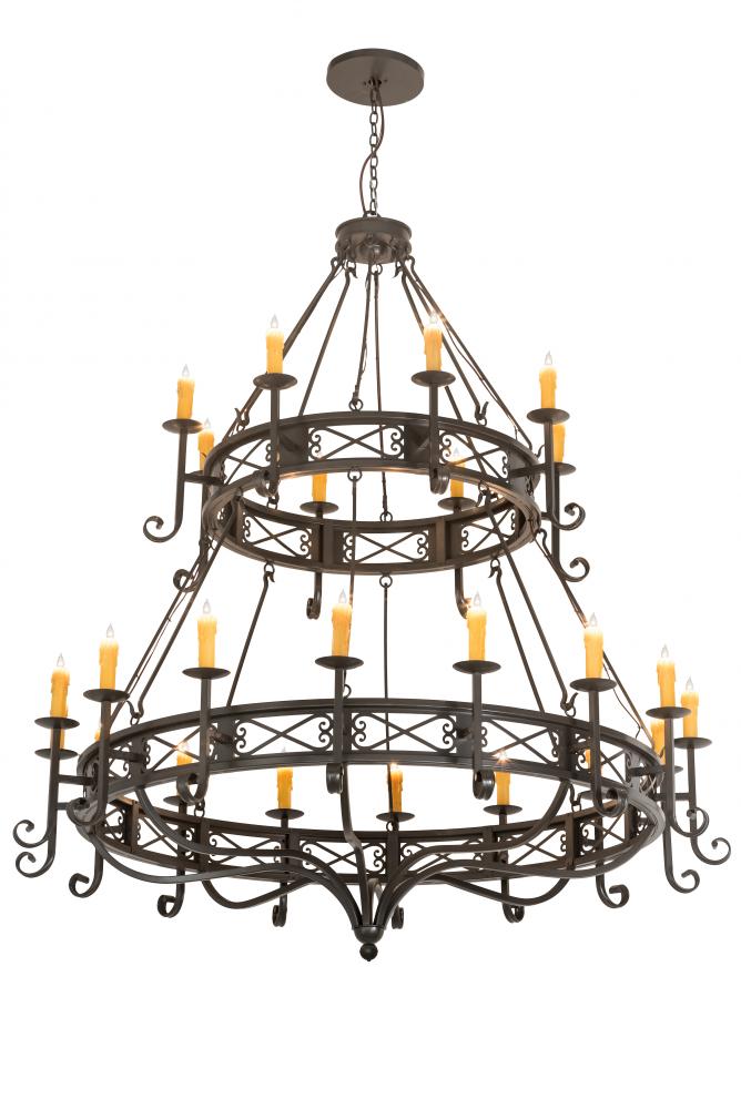 72"W Gina 24 LT Chandelier