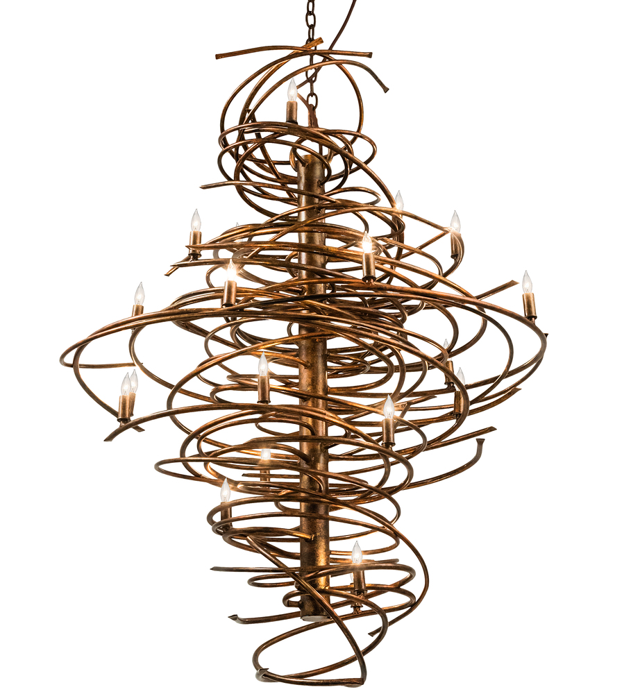 40" Wide Cyclone 20 Light Chandelier