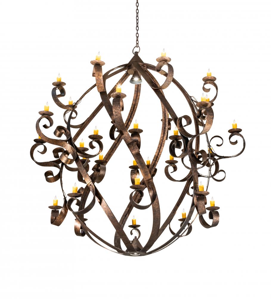 100" Wide Caliope 32 Light Chandelier