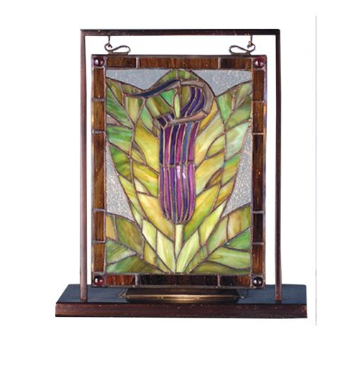 9.5"W X 10.5"H Jack-in-the-Pulpit Lighted Mini Tabletop Window