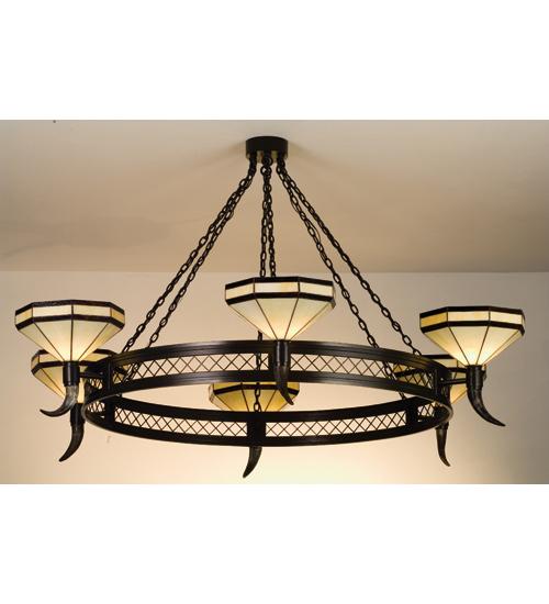 72" Wide Topridge 6 Light Chandelier