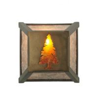 Meyda Blue 108096 - 7" Wide Tall Pines Wall Sconce
