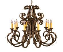 Meyda Blue 119763 - 42" Wide Serratina Chandelier