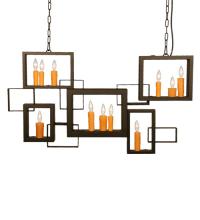 Meyda Blue 119777 - 48" Long Kai Chandelier