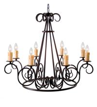 Meyda Blue 120307 - 42" Wide Marguerite 8 Light Chandelier