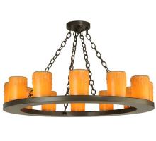 Meyda Blue 125431 - 36"W Loxley 12 LT Chandelier