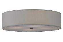 Meyda Blue 145895 - 24" Wide Cilindro Off White Textrene Flushmount